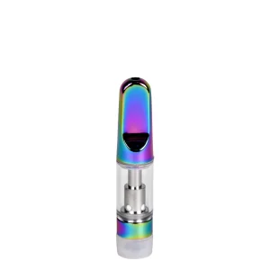 0.5mL 510 Screw Top Iridescent Tip Vape Cartridge