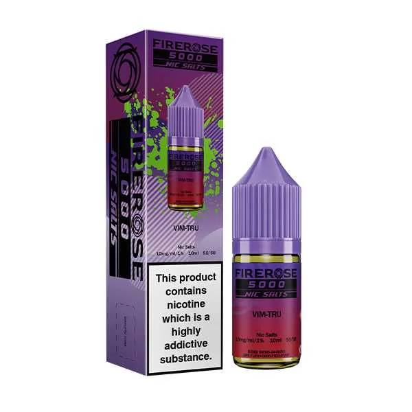 10mg Elux Firerose 5000 Nic salts 10ml (50VG/50PG) - Image 2