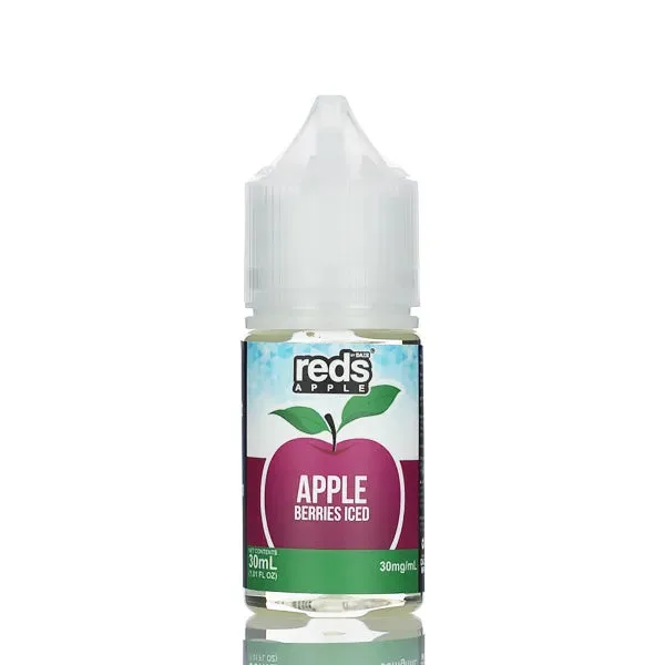 7 Daze Salt Series – Reds Apple Berries Iced- 30ml - Image 2