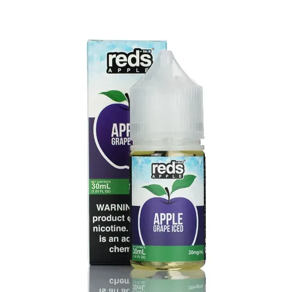 7 Daze Salt Series – Reds Apple Grape Iced- 30ml