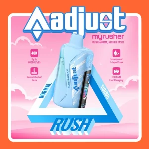 adjust myrusher 40K Puff Disposable Device – 40,000 Puffs