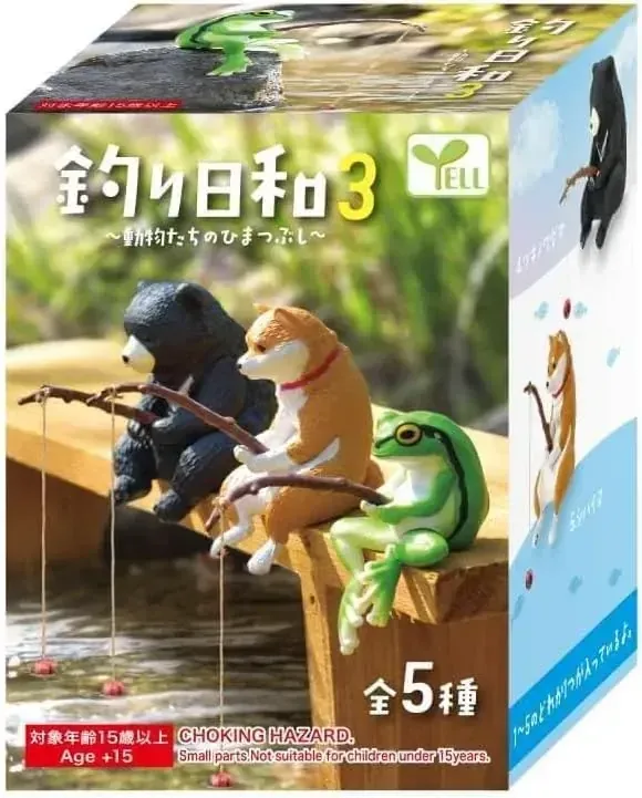 Aile Fishing Biyori 3 Animal Figures Box of 10 Collectibles - Image 2