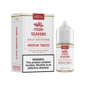 American Tobacco Salt 30ml E-Juice | Four Seasons