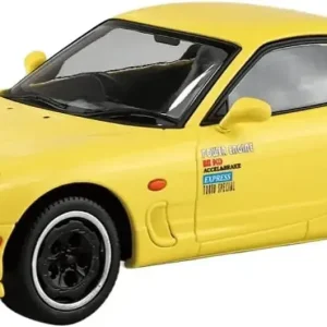 Aoshima Initial D Keisuke FD RX-7 Yellow Plastic Model Kit 1:32