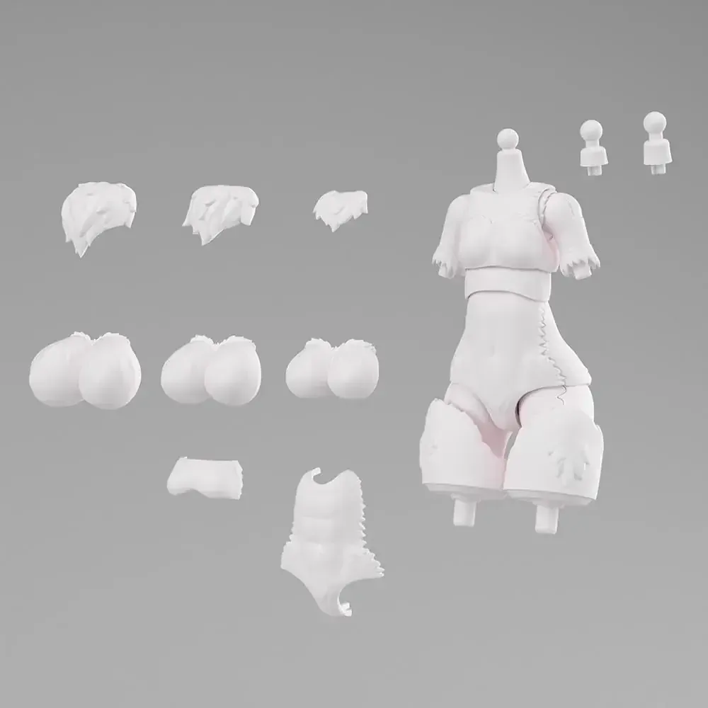 Aoshima Kemo Plastic Body Parts Set 01 Khaomany ABS Figure Model - Image 2