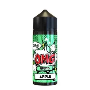 APPLE 100ML E LIQUID OMG FRUITS PGVG 50/50