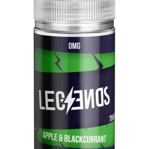 Apple & Blackcurrant Vape Juice By Legends E-Liquid 0mg 200ml 70/30