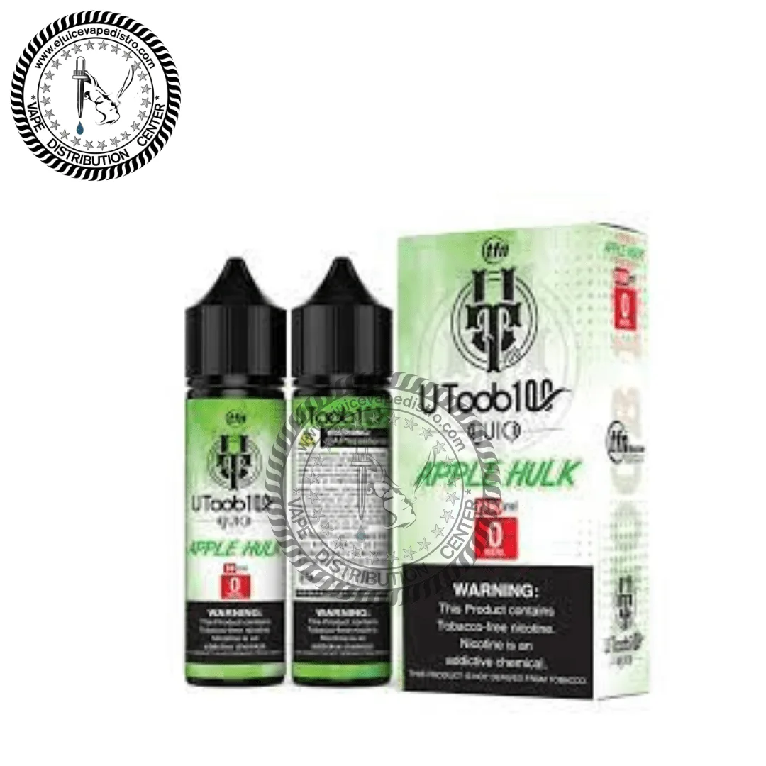 Apple Hulk by U TooB 100 E juice 2x60ML 120ML - Image 2