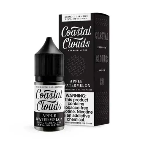 Apple Watermelon Salt Nic by Coastal Clouds Salt 30ML TFN