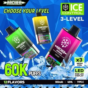 Archer 60K Ice Control Disposable Vape (5%, 60000 Puffs)