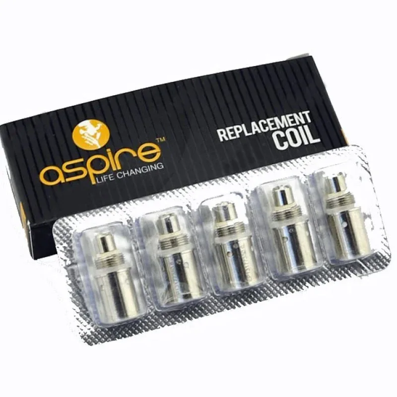Aspire BVC Coils For K1, ET-S, ET, CE5, CE5-S - Pack of 5 - TPD Compliant