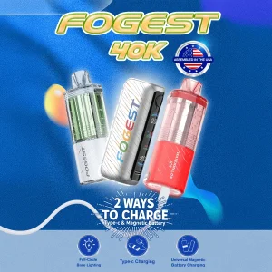 Assembled in USA | FOGEST 40K Disposable Device POD – 40,000 Puff