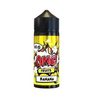 BANANA 100ML E LIQUID OMG FRUITS PGVG 50/50