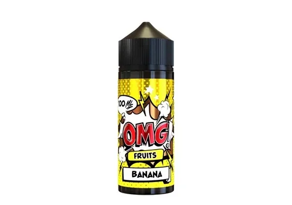 BANANA 100ML E LIQUID OMG FRUITS PGVG 50/50
