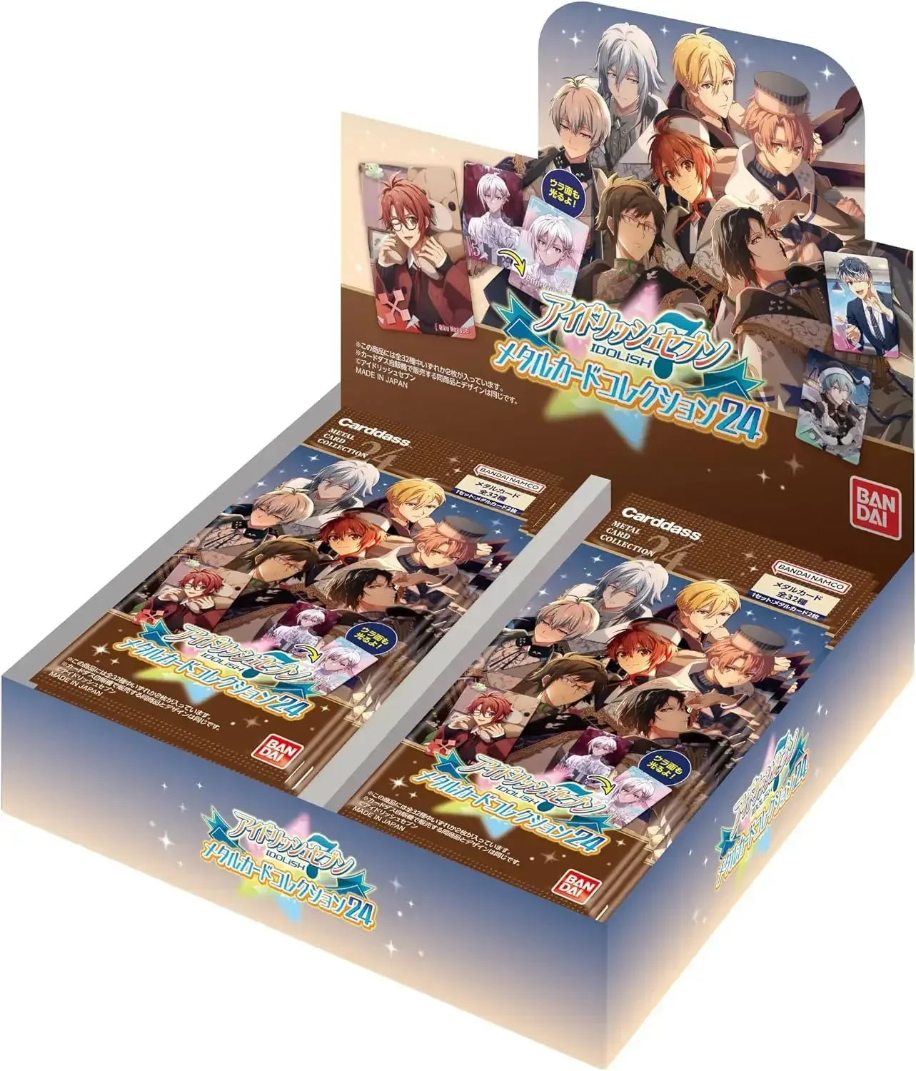 Bandai IDOLiSH7 Metal Card Collection Trading Card Box 24 Packs