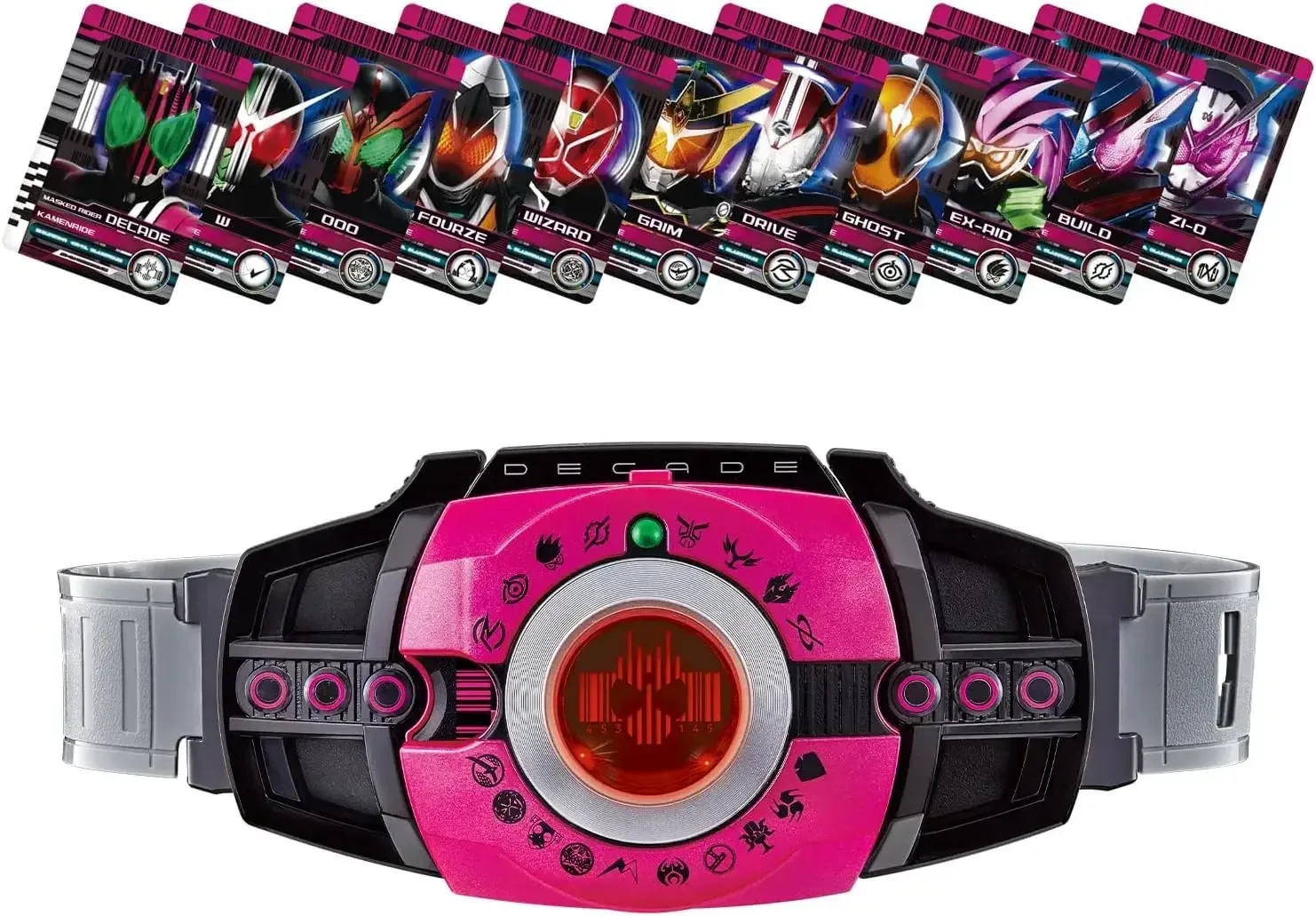 Bandai Kamen Rider Decade Neo Decade Driver Belt DX 11 Card Set