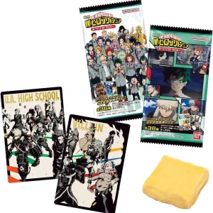 Bandai My Hero Academia Anime Card Cookie Collection, 20 Pieces