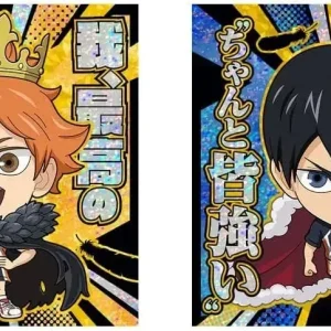 Bandai Neform Myoshi Haikyu Seal Wafers Vol 2 Anime Box of 20