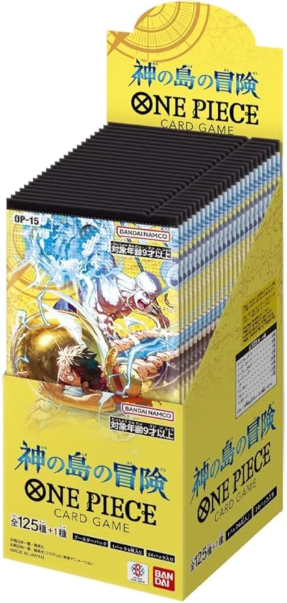BANDAI One Piece The Adventure On The Island of God OP-15 Booster Box