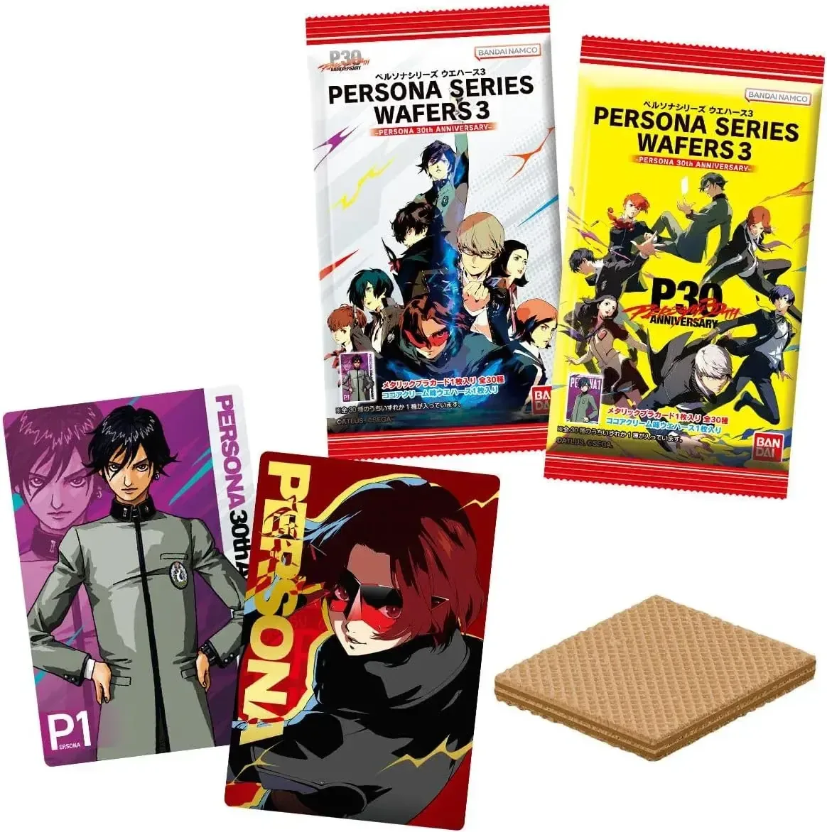 Bandai Persona Series Wafers 3 30th Anniversary 20-Pack Box