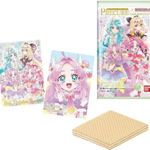 Bandai Pretty Cure Card Wafers Candy Toy Collectible Box, 13-Pack