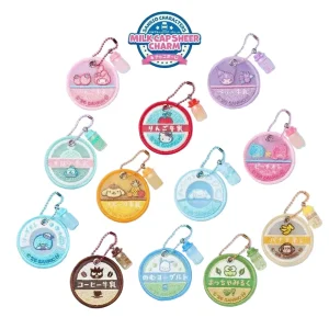 Bandai Sanrio Characters Milk Cap Charm Chocolate Candy Box Set