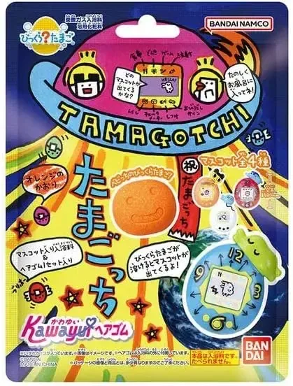 Bandai Tamagotchi Bikura Egg Bath Cosmetic Hair Elastic Set 15
