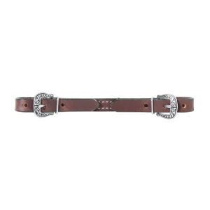 Basin Cowboy Straight Leather Curb Strap