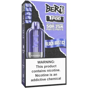 Beri CLIQ 50K Refill Pod: Black Razz Ice