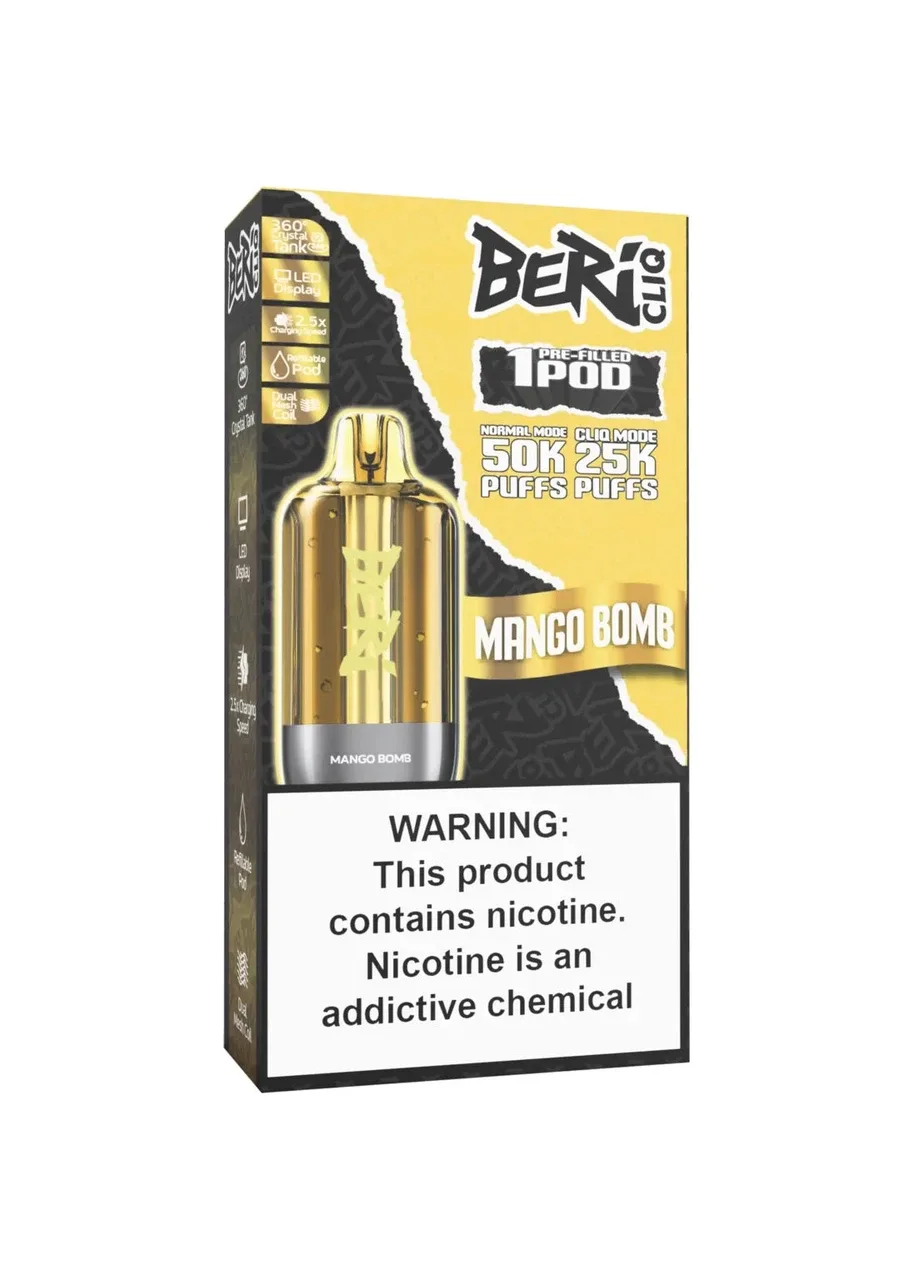 Beri CLIQ 50K Refill Pod: Mango Bomb