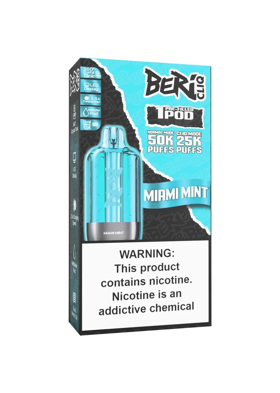 Beri CLIQ 50K Refill Pod: Miami Mint