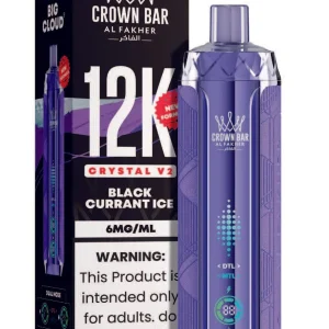 Black Currant Ice Al Fakher Crown Bar Crystal V2 12K