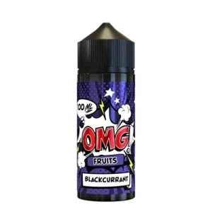 BLACKCURRANT 100ML E LIQUID OMG FRUITS PGVG 50/50