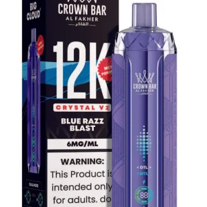 Blue Razz Blast Al Fakher Crown Bar Crystal V2 12K