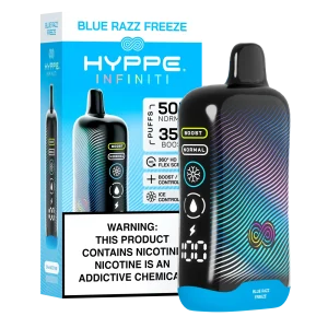 Blue Razz Freeze Hyppe Infiniti 50K