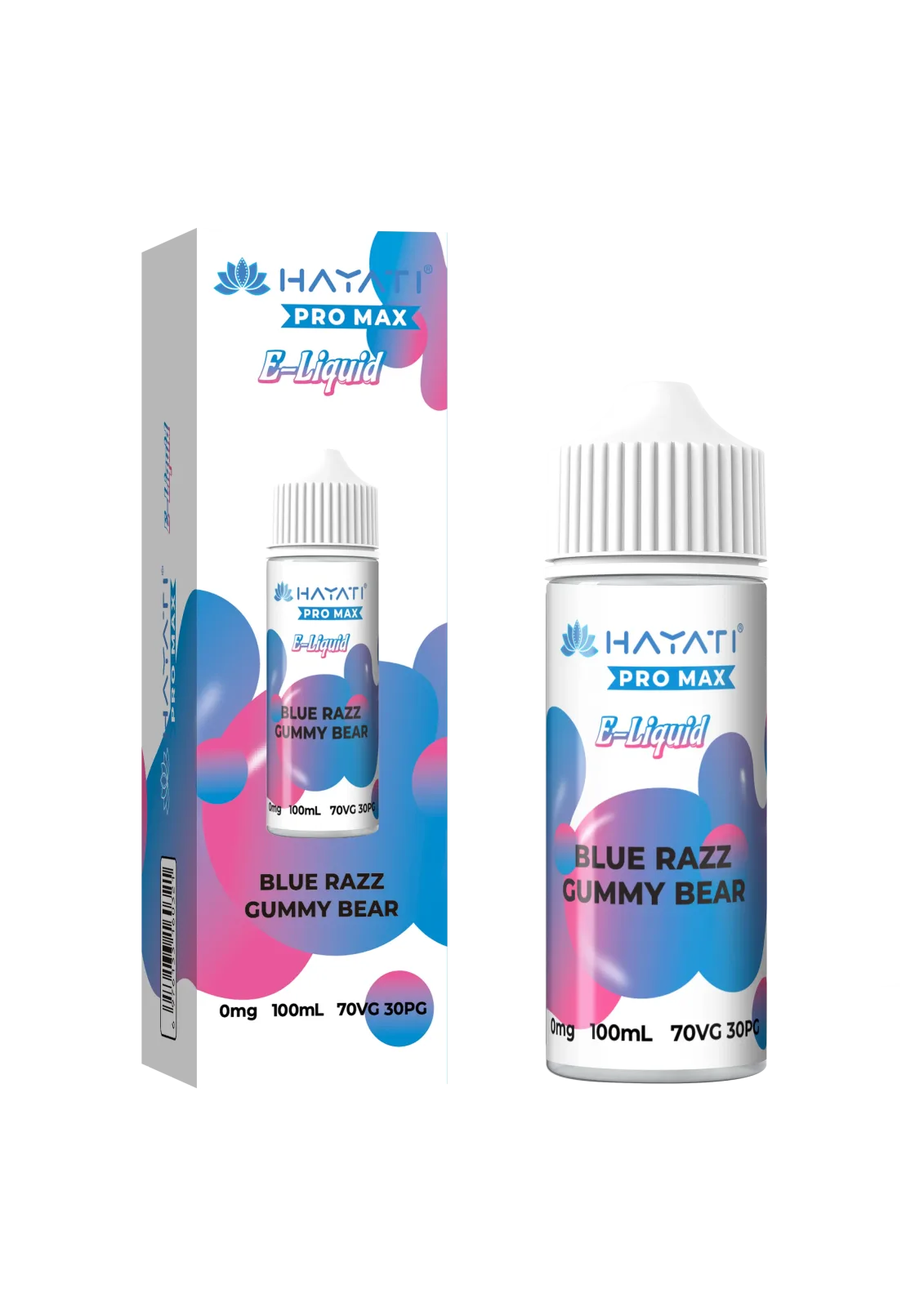 BLUE RAZZ GUMMY BEAR HAYATI PRO MAX E-LIQUID 100ML NO NICOTINE