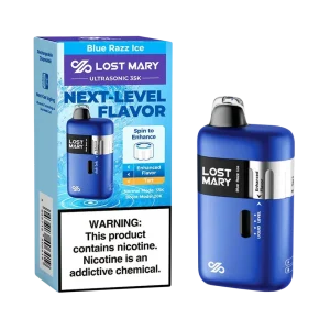 Blue Razz Ice Lost Mary Ultrasonic 35K Puffs Vape | 20mL