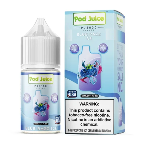 BLUE RAZZ ICE - POD JUICE PJ5000 - 30ML