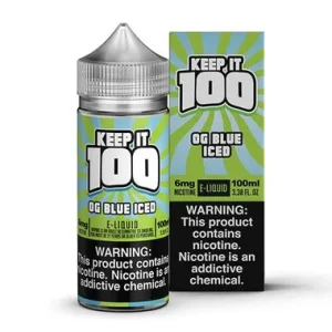 Blue Slushie Iced eJuice | By Keep It 100 by Eliquids