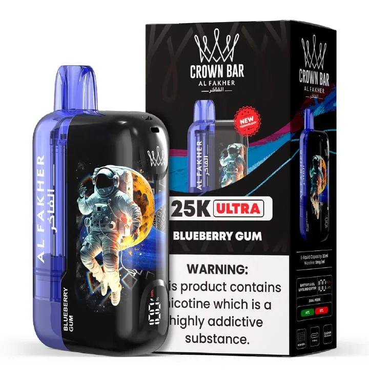 Blueberry Gum Al Fakher Crown Bar Ultra 25K
