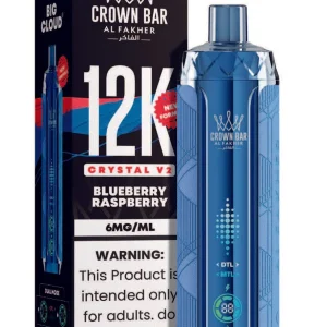 Blueberry Raspberry Al Fakher Crown Bar Crystal V2 12K