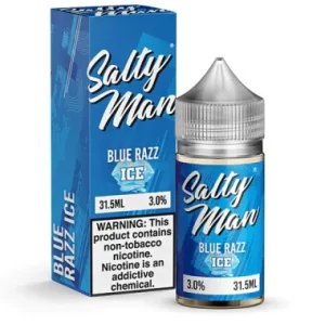 Bluerazz Ice | Salty Man Nic NTN Salt E-Liquid by Solace Vapor