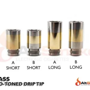 Brass Two Toned Drip Tip
