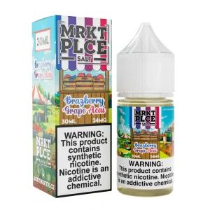 Brazberry Grape Acai Salt Nic 30ml E-Juice | MRKTPLCE