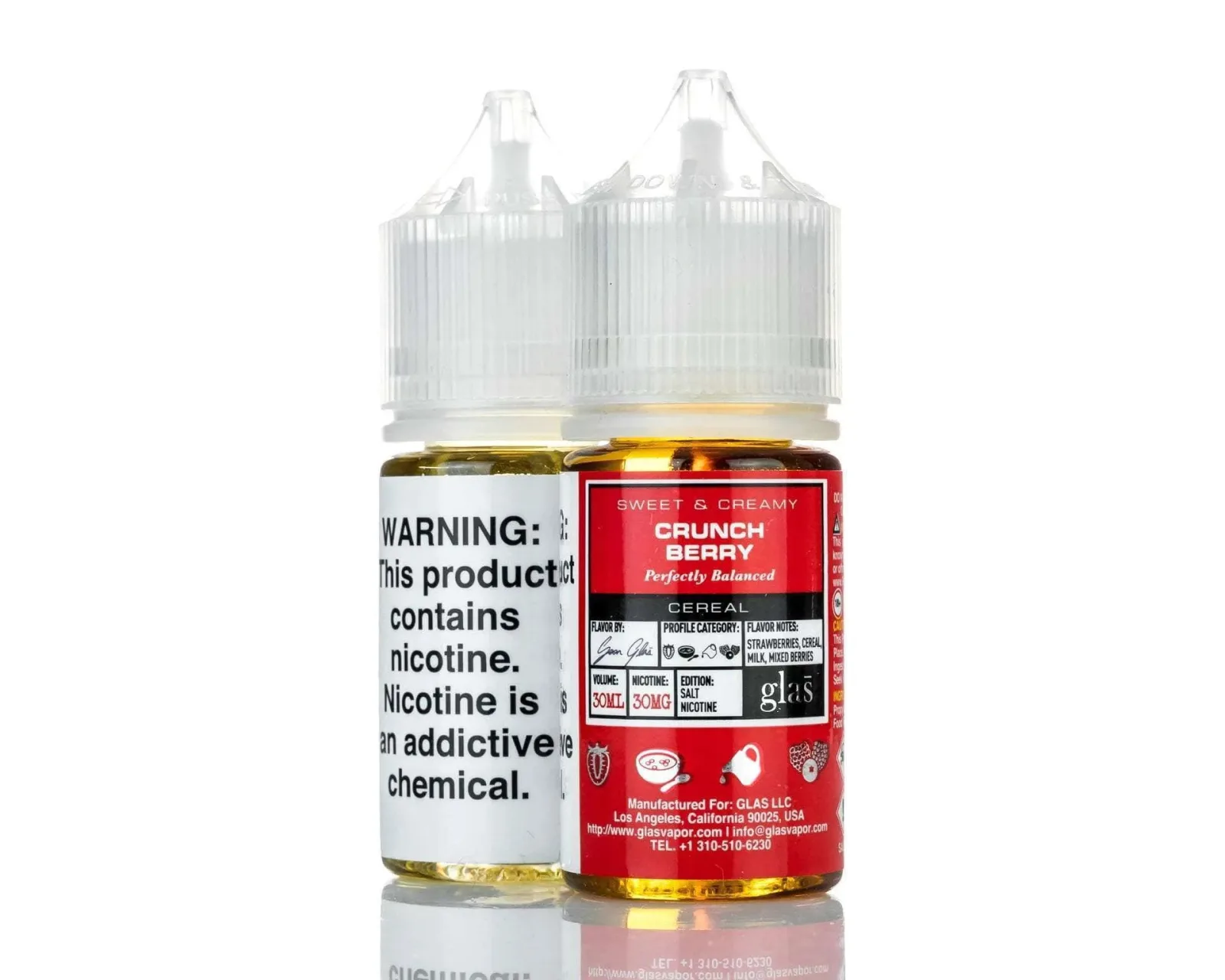 BSX Vapor Salt Nic E-Liquid – Crunch Berry – 30ml