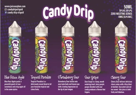 CANDY DRIP 50ML E LIQUID PGVG 30/70