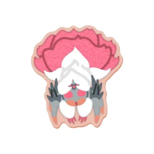 Capcom Monster Hunter Mondefo Sagara Embroidery Sticker 66x59mm Polyester