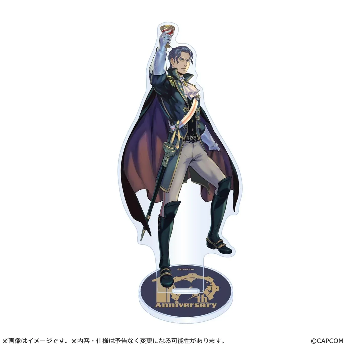 Capcom The Great Ace Attorney 10th Anniversary Acrylic Stand Vanjiks 147mm