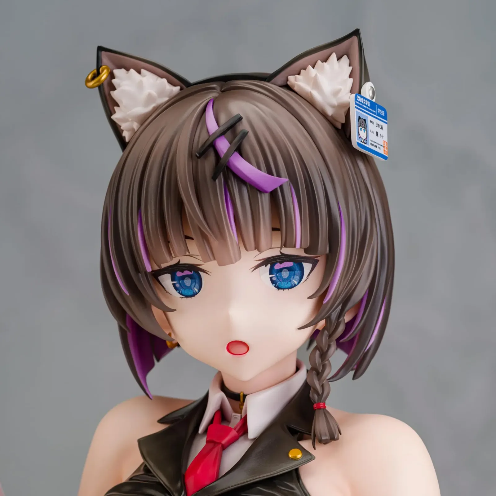 Carnival After School Cat Girl Figure Oboro Luna Display - Image 2