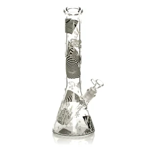 Cheech & Chong Optical Illusion GITD Bong - 15in